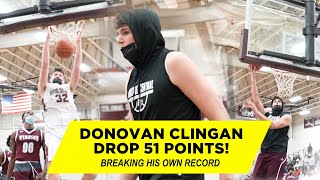 Donovan Clingan drops 51 against Windsor Bristol Central Highlight [upl. by Johny]