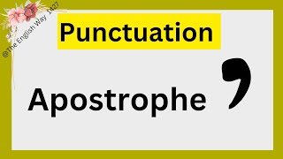 📚Apostrophe Punctuation How to use Apostrophe TheEnglishWay1427 [upl. by Sonaj995]