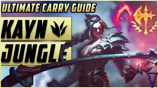 KAYN JUNGLE Ultimate Carry Guide  Master Both Forms  Shadow AssassinRhaast  League of Legends [upl. by Ecienal]