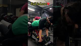 Fall in love with the process 💚🖤 fitness motivation fitnessmotivation gymworkout [upl. by Werdma]