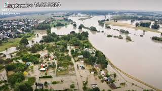 Krapkowice pod wodą Ogrom tragedii z 16092024 [upl. by Salohcim]