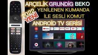 ANDROİD TVLERE AKILLI KUMANDA SESLİ KONTROL KURULUMU ARÇELİKBEKOGRUNDİG [upl. by Cryan456]