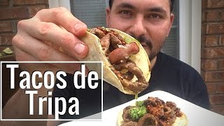 Tacos de tripa al carbón  La Capital [upl. by Idonna]