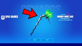 How To Get MINTY PICKAXE for FREE in Fortnite Season 2 Minty Pickaxe Code [upl. by Akinajnat351]