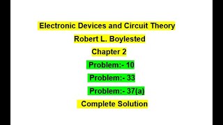 Electronic Devices and Circuit Theory11th Edition Robert BoylestadChapter2problem 103337 [upl. by Gehlbach]