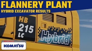 Flannery Plant Hire  HB215LC3 Hybrid Excavator Results [upl. by Relyk]