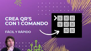 Generar QR con 1 comando de forma fácil Tips [upl. by Akyeluz]