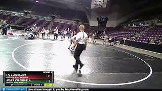 91 Lbs Round 5  Athea Valenzuela Arizona Girls Wrestling Vs Lola Gonzales Chatfield Wrestling C [upl. by Brosine]