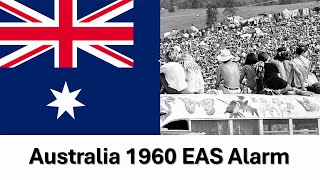 EAS Alarm YouTube Australia 1960 EAS Alarm Mock Tsunami [upl. by Seale]