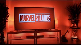 Hue Ambilight TV set up Demo Marvel Avengers Intro Infinity War  Immersive [upl. by Ellennod]