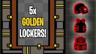 Survivio MAX GEAR in UNDER 30 SECONDS 5x GOLDEN Lockers Survivio Highlights Montage [upl. by Bernadene860]