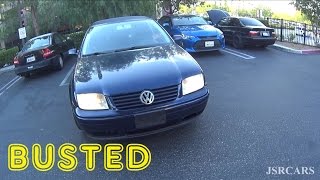 Jetta amp E36 Get Busted For Hooning [upl. by Trista947]