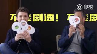 Avengers Infinity War  Tom Holland and Mark Ruffalo in China [upl. by Henke402]