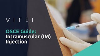 OSCE Guide  Intramuscular IM Injection [upl. by Pellegrini889]