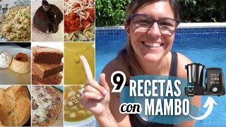 9 Recetas MAMBO CECOTEC FÁCILES  Coulant Risotto Flan Pan Pizza Estofado Verdura Pasta [upl. by Danialah392]