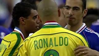 Ronaldo vs France  1998 World Cup Final  France 3x0 Brazil [upl. by Sokil677]