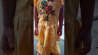 নতুন জামা পেয়ে সে দারুন খুশি youtubeshorts embroidery handembroidery haterkajerjama reels new [upl. by Asseralc]