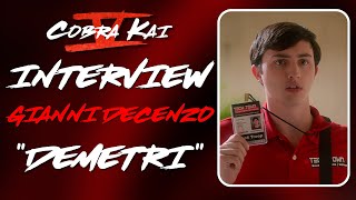 Gianni Decenzo Interview  Cobra Kai Season 5 Demetri Sekai Taikai [upl. by Downing271]