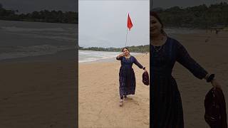 Palolem beach Goa beachfun goa travel karnataka reels shortvideo [upl. by Ibmat310]