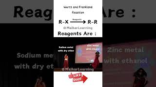 Wurtz and Frankland Reaction  Zinc and sodium metal 🤣🤣  Dry ether and ethanol  viral youtube [upl. by Sanson]