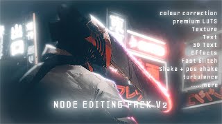 node video editing pack  node video vfx pack   SHAKESCCTURBULANCETEXTGLITCHEFFECTS [upl. by Rovelli]