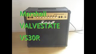 Marshall VALVESTATE VS30R 試奏レビュー。マーシャル ギターアンプ DEMO [upl. by Porte]