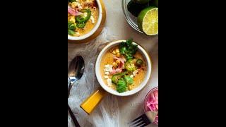 Street Corn Chowder with Pickled Shallots [upl. by Aremus]