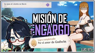 Por el amor de Godwin LOGRO ✦〚 Misión de encargo 〛• MONDSTADT • Semilla de diente de león Genshin [upl. by Aeslehs]