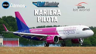 WIZZAIR  Kariera Pilota  SimBitWorld  11  ✈️ MSFS 2020 Neapol LIRN  Bukareszt LROP [upl. by Nnahgiel]