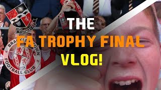 THE FA TROPHY FINAL VLOG BRACKLEY VS BROMLEY  ABSOLUTE SCENES [upl. by Enaile768]