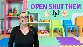 Open Shut them Song 🖐️  Nursery Rhyme Kids Music 🎵 [upl. by Letisha]