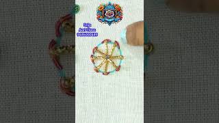 Zardosi Work  Zardosi Stitch  Zardosi Flower Work  Srija Aari Designers  Aari Class embroidery [upl. by Brawley]