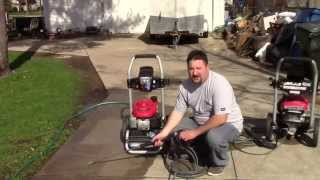 Problem with Homelite 2700 pressure washer from Home Depot [upl. by Eniamert490]