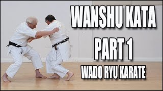 Part 1  Wanshu Kata  Wado Ryu Karate [upl. by Eenattirb532]