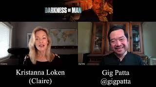 Kristanna Loken Interview for Darkness of Man [upl. by Airdnaid]