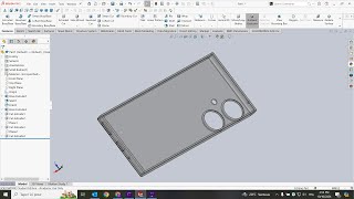 SolidWorks 2024  How to Make Transparent protective phone case [upl. by Oglesby852]