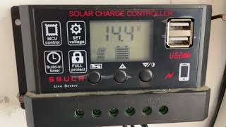 Solar Charge Controller  Inverter battery solar se kaise charge kare [upl. by Aserehs]