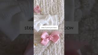 HOW TO The PERFECT Newborn Hospital Photo Outfit 🎀 [upl. by Ori]