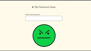 The password game is terrifying [upl. by Murdoch841]