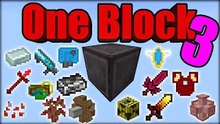 One Block V3 Modpack Minecraft PE MCPE Bedrock Edition Addons [upl. by Roux]