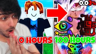 I Spent 100 HOURS And Became OVERPOWERED in Anime Last Stand Roblox [upl. by Pren]