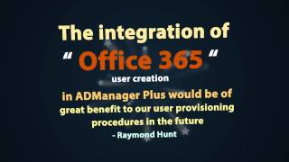 ADSolutions unveils the Office 365 user provisioning feature [upl. by Eiznekam]