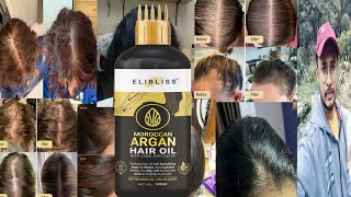 Elibliss Moroccan Argan Hair Oil  Honest Review [upl. by Annoeik91]