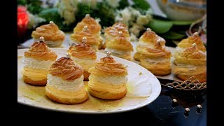 Princes krofne recept  Cream Puffs Recipe [upl. by Lednew]