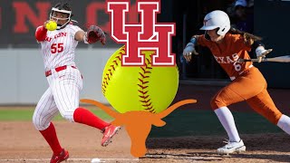 NCAA Softball Highlights 1 Texas vs Houston March 10 2024 [upl. by Pontius]