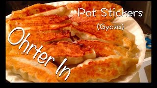 Ohrter In  Pot Stickers Gyoza [upl. by Yenruoc]