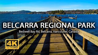 4K Belcarra Regional Park  Port Moody Canada  Walking Tour  Island Times [upl. by Alyakim]