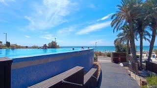 Sunday off work Campoamor beach and chill Beautiful beach bar [upl. by Nadeen]