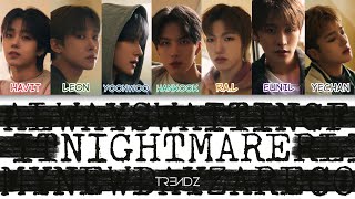 TRENDZ트렌드지  Nightmare Color Coded Lyrics hanromeng [upl. by Eberto]