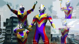 Ultraman trigger rep tiga and Ultraman trigger Rep evil tiga UFE3link [upl. by Legnaesoj924]